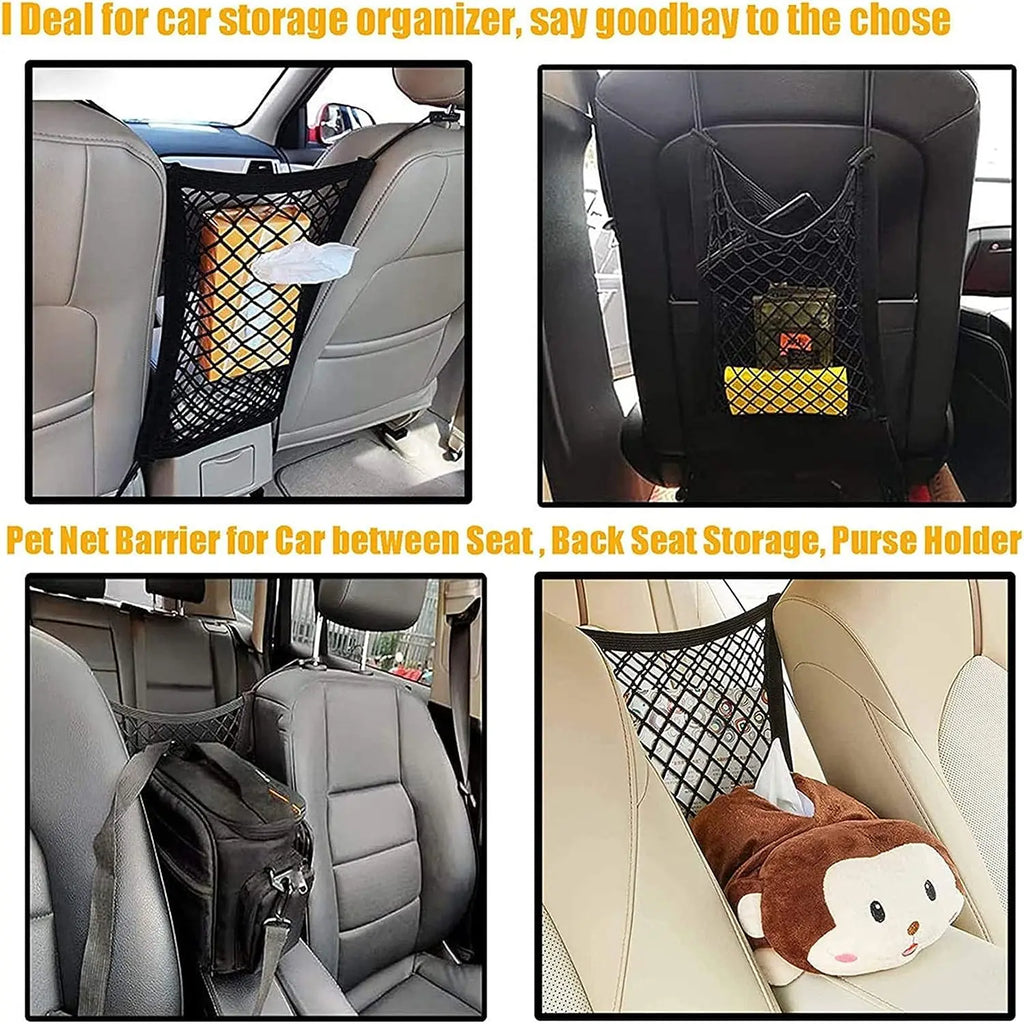 Barrière de voiture en filet pour chien — protection siège arrière