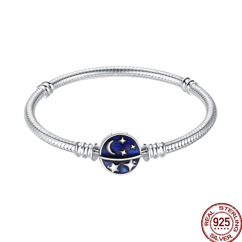 Bracelet en Argent 925 – Cœur Pavé Zircone & Infinity – 17 à 20 cm