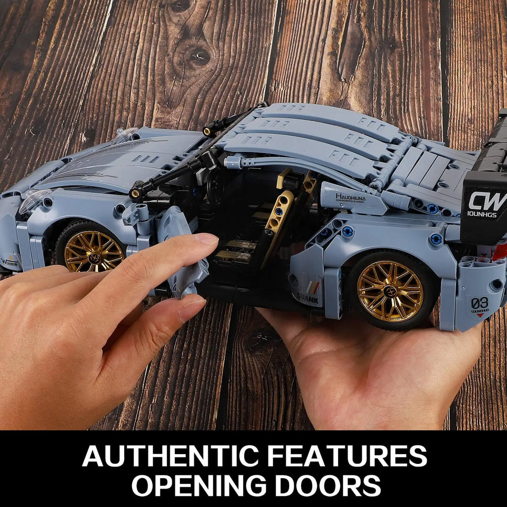 Voiture de Course Sport – Kit de Construction TOYLINX 1:14 (973 Pièces)