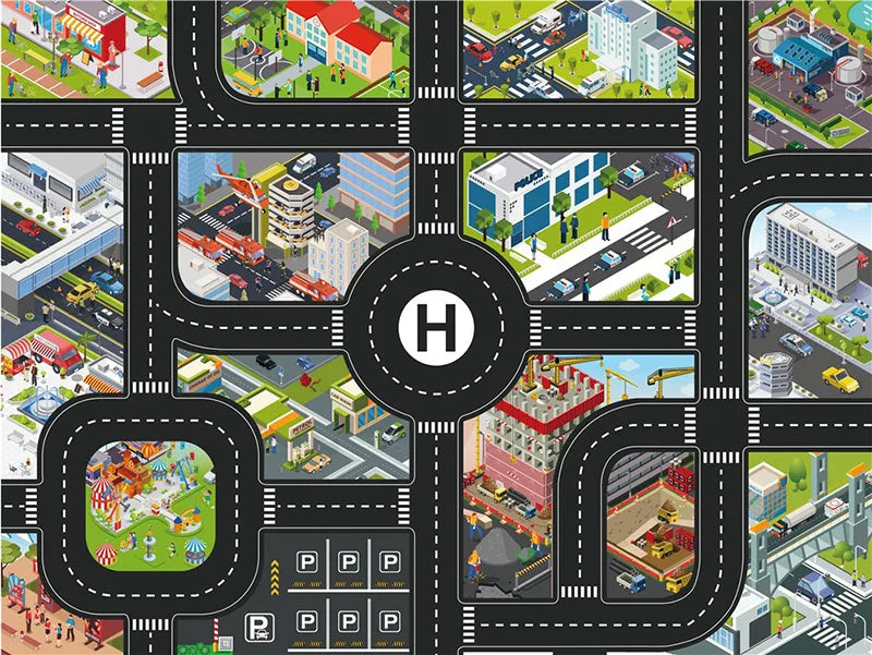 Jouets de Construction 10-en-1 – Camion Transporteur & Mini Véhicules