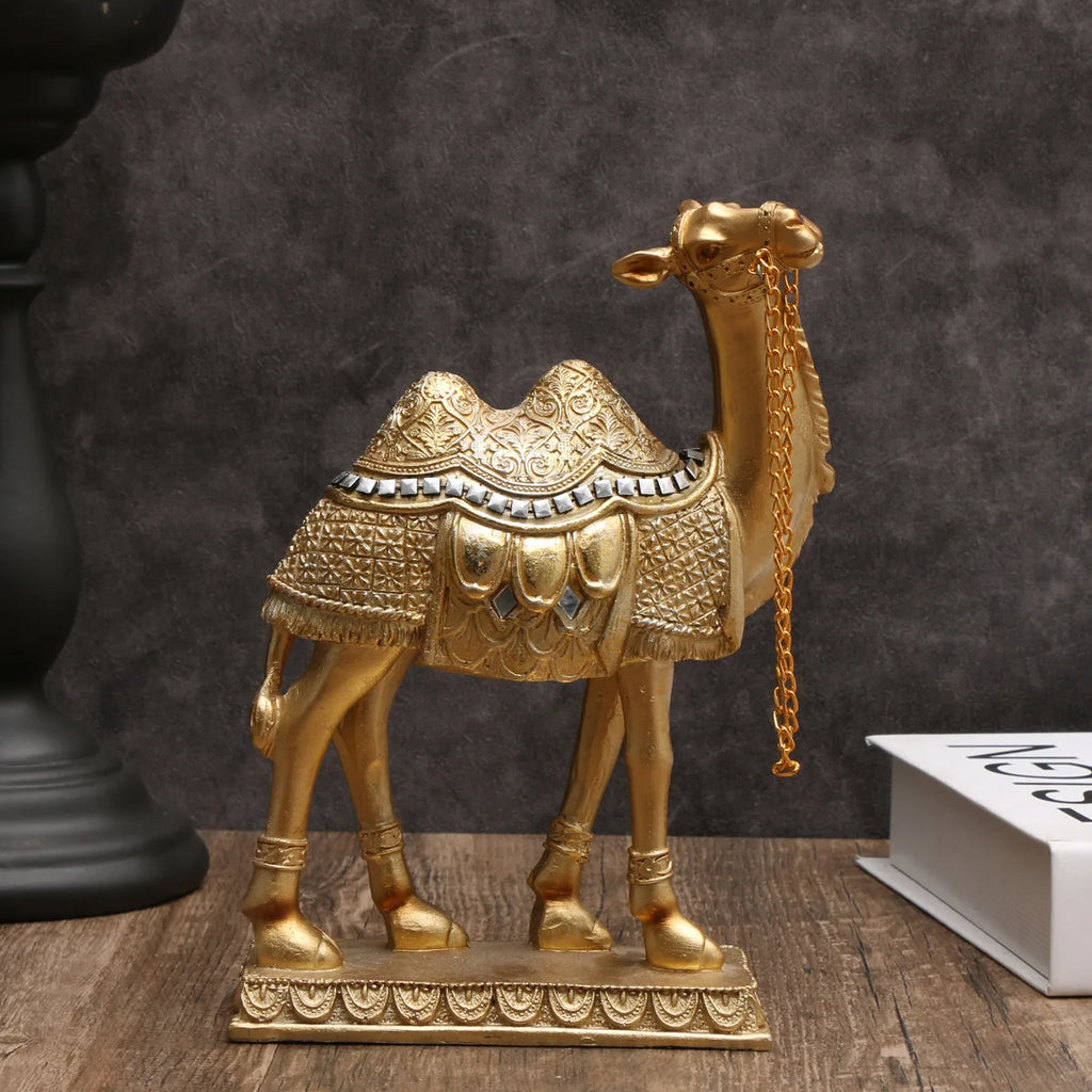 Statue de Chameau d’Art – Décoration de Luxe Classique