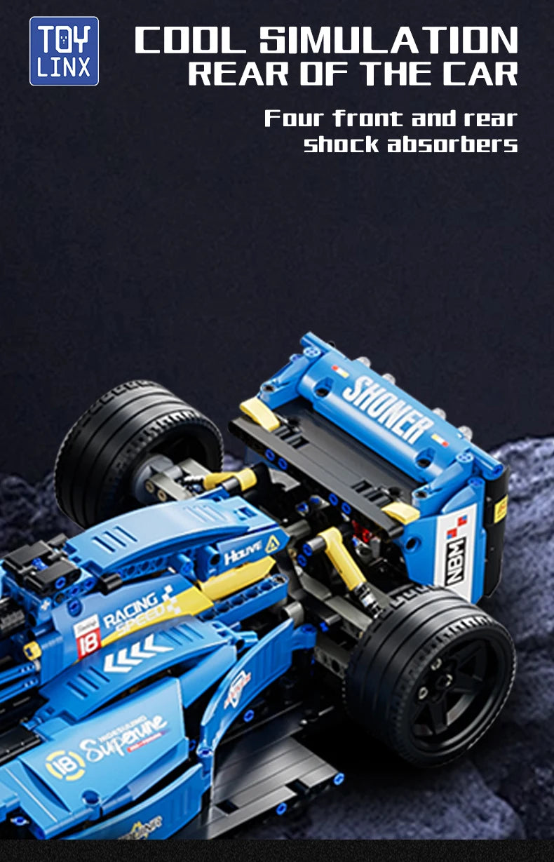 ToylinX – Voitures de Course RC & Kits MOC (455 à 1161 pièces)