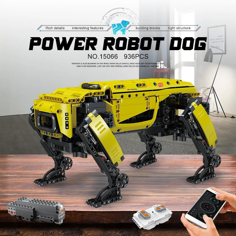 Mould King 15066 / 15067 – Robot Technique Motorisé RC “AlphaDog”