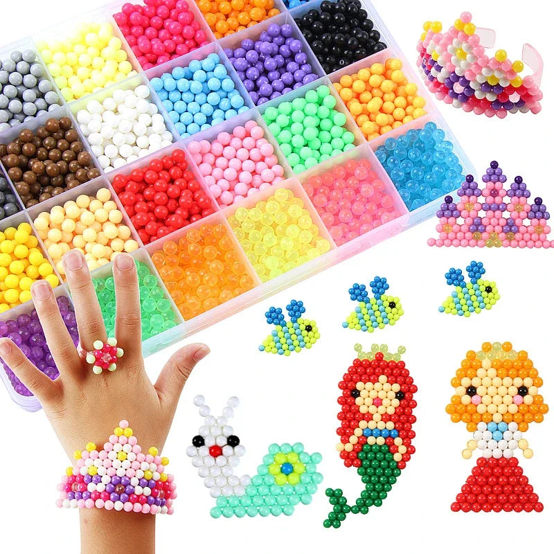 Kit Perles Magiques – Bricolage à l’Eau (1000 / 1500 / 2400 pcs)