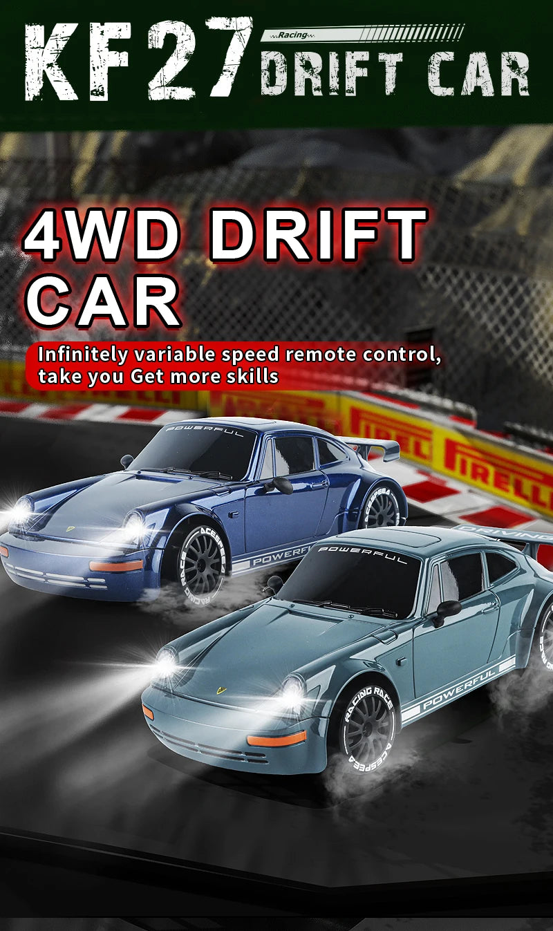 KF27 – Voiture RC Drift 4x4 1:20 avec LED Haute Vitesse