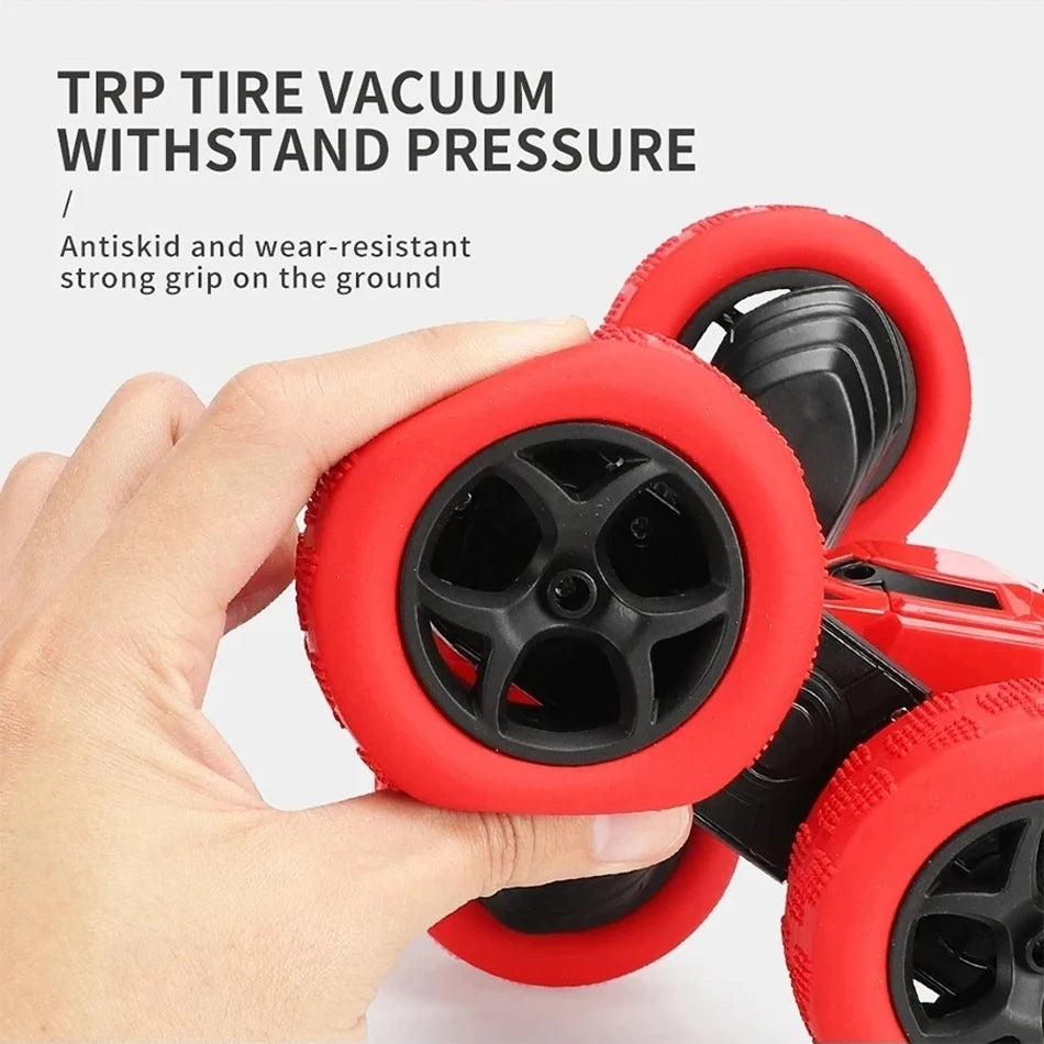 Voiture Cascade RC Double Face – 360° Rotation, 2.4GHz, Off-Road – Enfants & Adultes