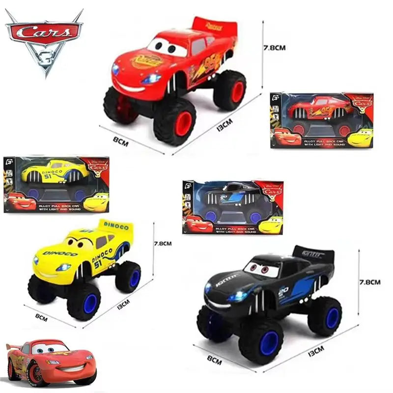 Disney Toy Story 4 – Lightning McQueen Inertiel avec Lumières | Modèle de Collection Enfants