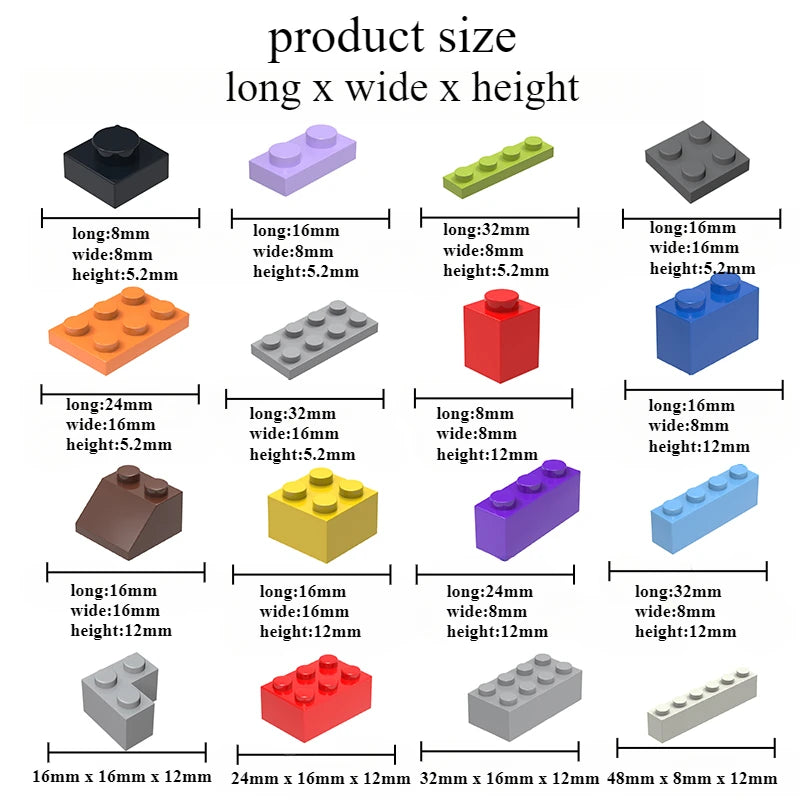 Blocs de Construction Créatifs DIY – Packs 300 / 1000 Pièces (Compatibles LEGO)