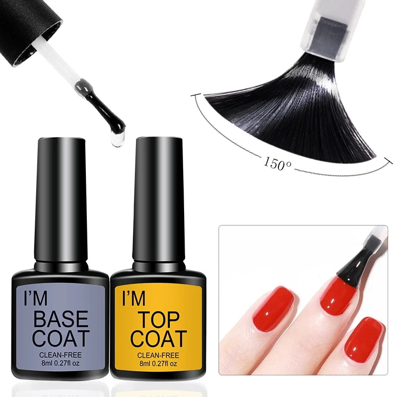 Kit de Vernis Gel Professionnel avec Lampe LED – Ensemble Complet de Manucure