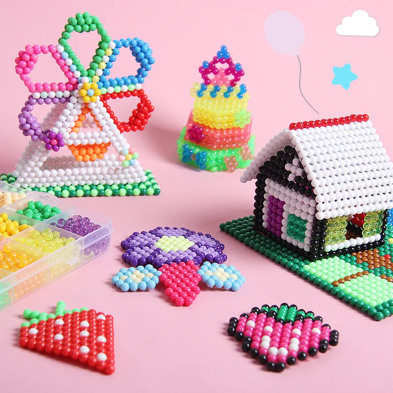 Kit Perles Magiques – Bricolage à l’Eau (1000 / 1500 / 2400 pcs)