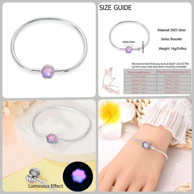 Bracelet en Argent 925 – Cœur Pavé Zircone & Infinity – 17 à 20 cm