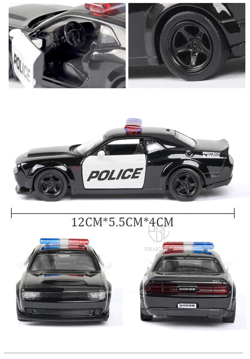 Modèle de Voiture 1:36 en Alliage – Portes Ouvrantes & Fonction Traction