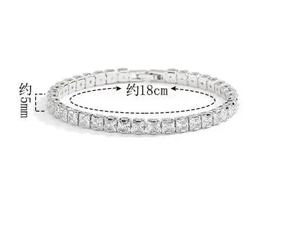 Bracelet Tennis Moissanite D VVS – Argent 925 – Test Diamant – Luxe Femme