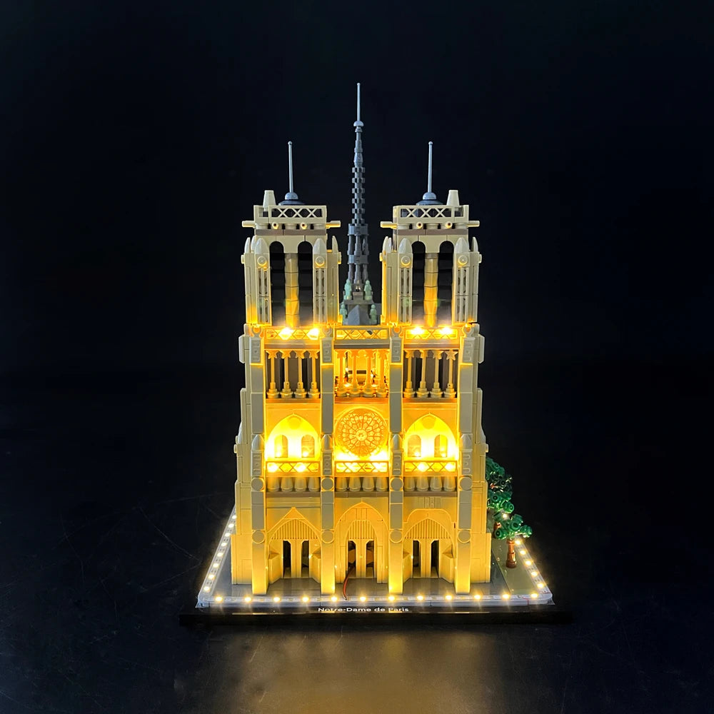 Kit d’Éclairage LED BYB pour LEGO 21061 – Notre-Dame de Paris