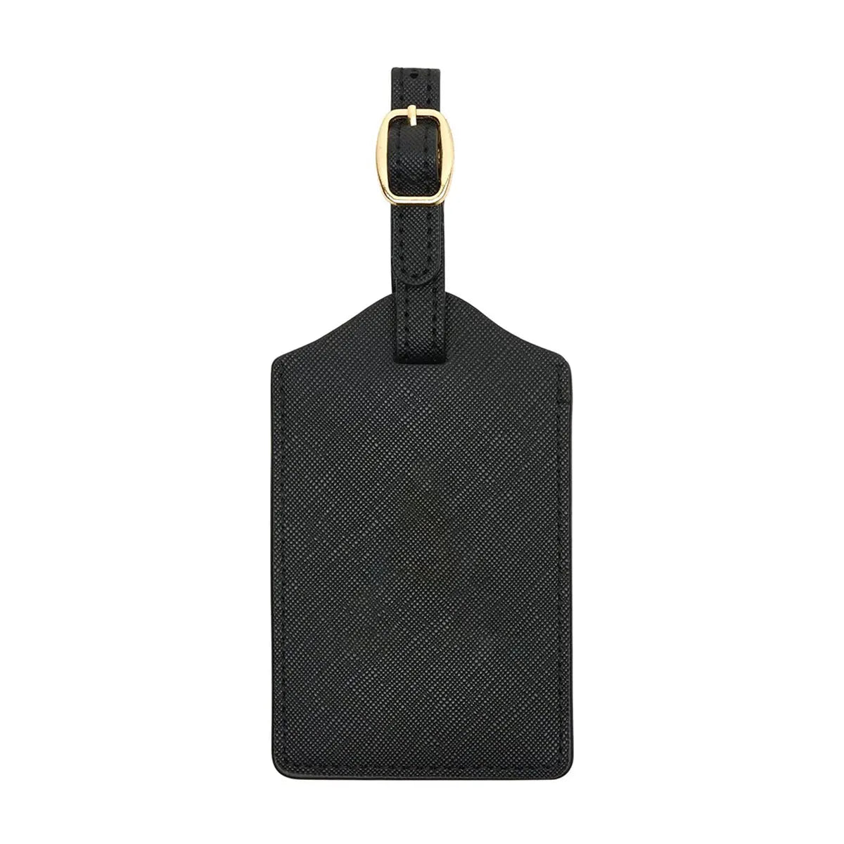 Étiquette de Bagage Personnalisée en Cuir PU – Lettre Initiale A–Z avec Protection Confidentialité