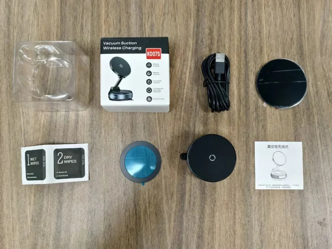 Support Téléphone Magnétique 15W – Charge Rapide & Rotation 360°