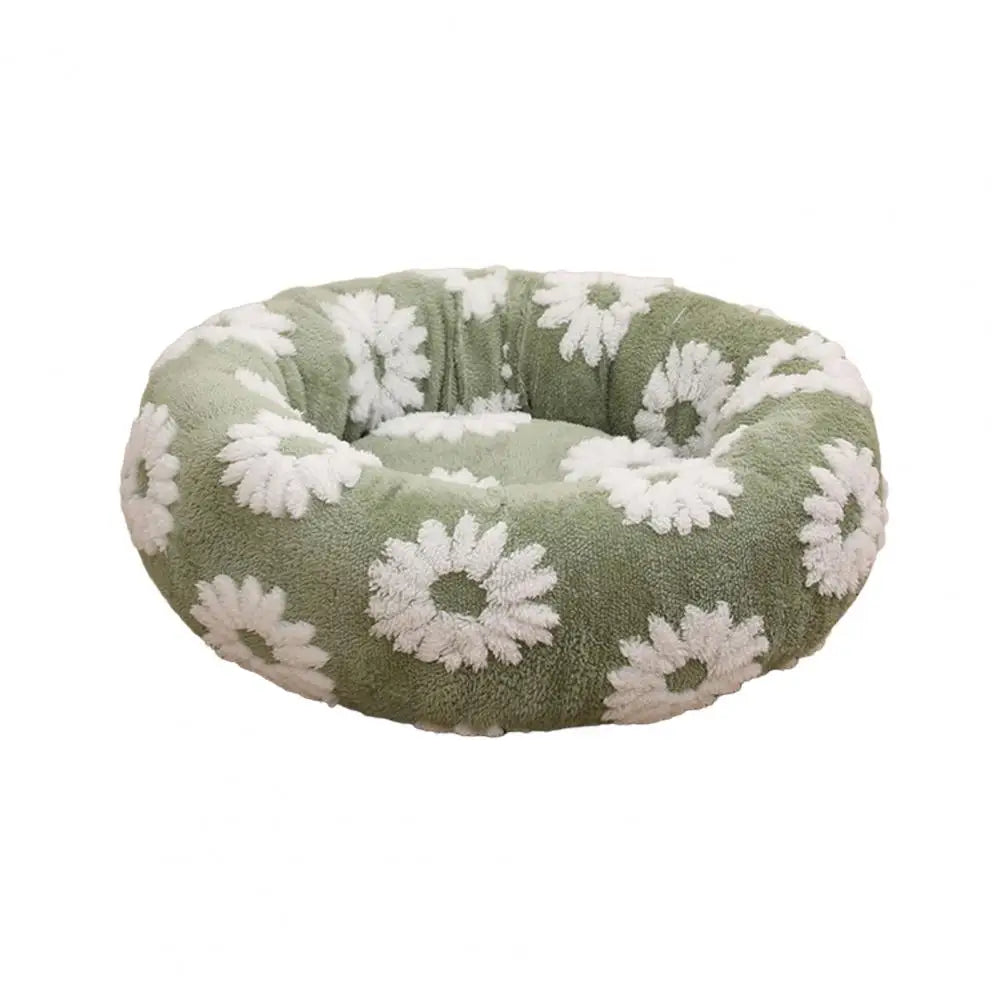 Panier donut apaisant antidérapant pour chien et chat