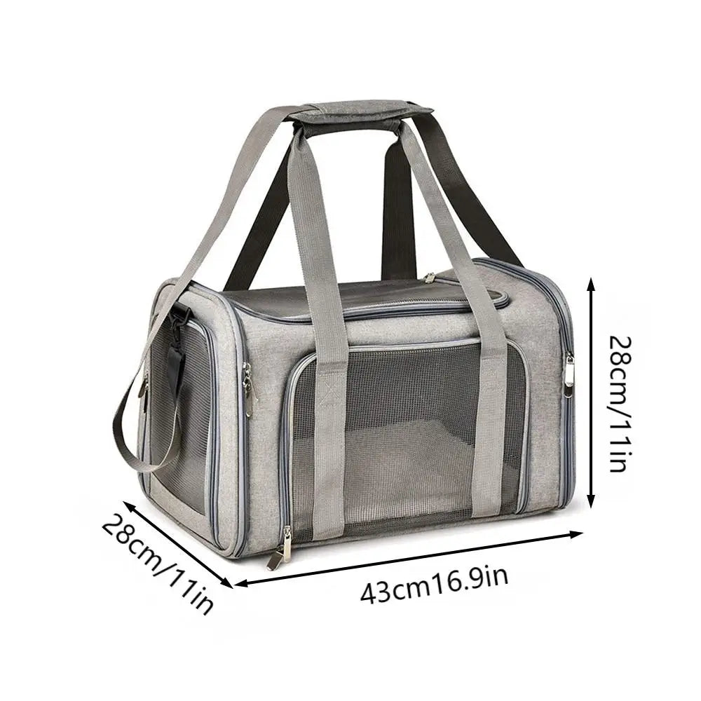 Sac de transport pliable pour chat et chien — jusqu'à 7 kg