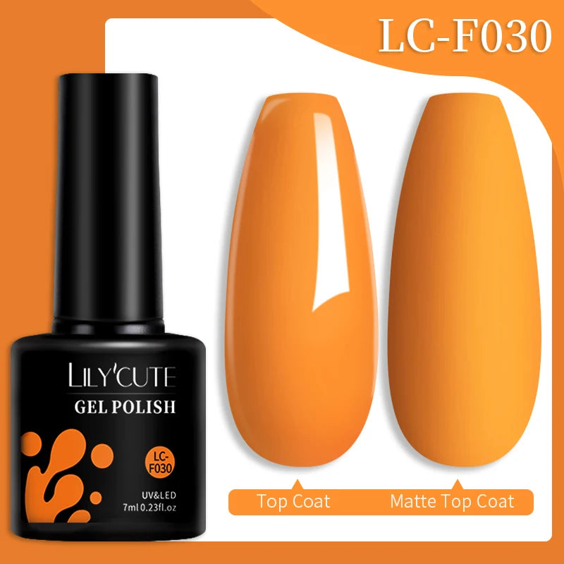 Vernis Gel LILYCUTE 7ml – Brun Foncé Collection Automne/Hiver – Brillance & Élégance Longue Tenue