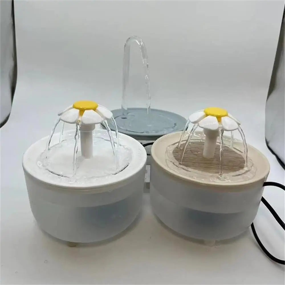 Fontaine à eau automatique 1,2 L pour chat et chien — filtrante et silencieuse