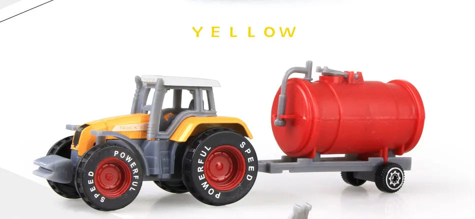 Mini Tracteur Agricole en Alliage – Modèle 1:64 pour Enfants