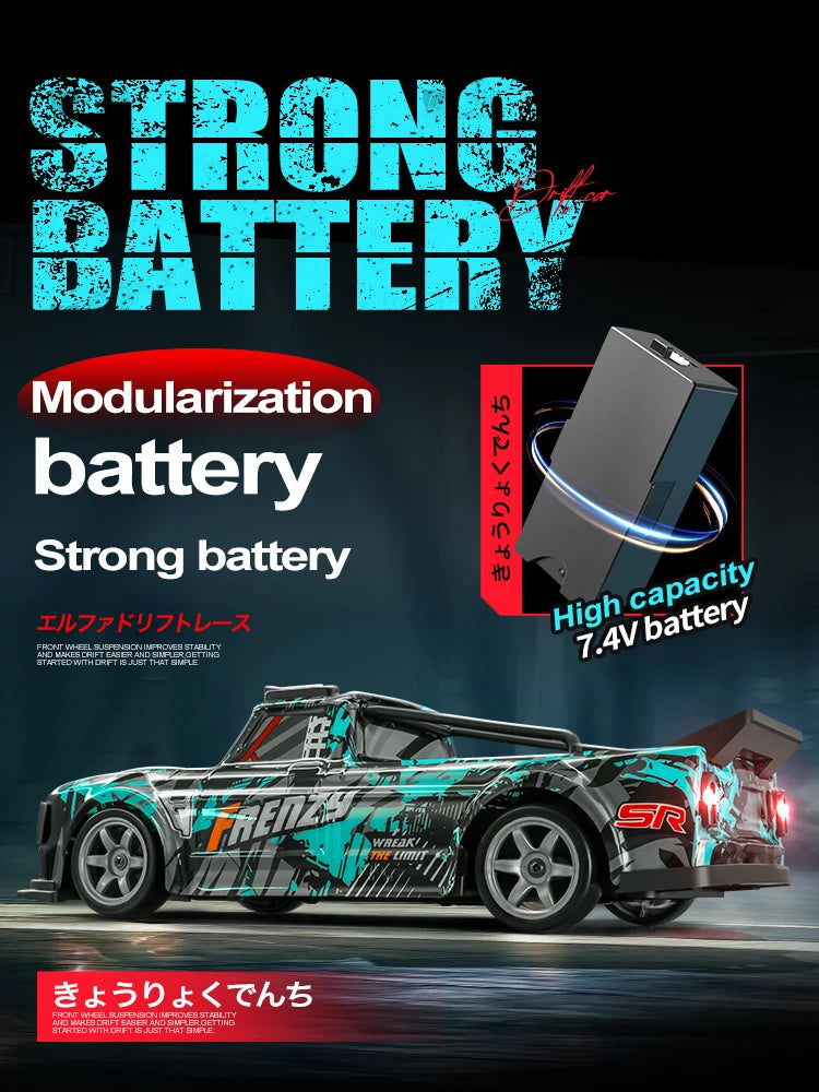 Voiture de Course RC Haute Vitesse – Tout-Terrain & Rechargeable