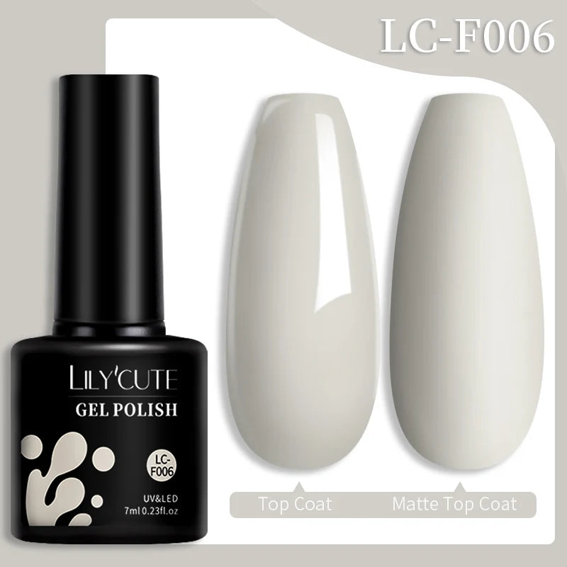 Vernis Gel LILYCUTE 7ml – Brun Foncé Collection Automne/Hiver – Brillance & Élégance Longue Tenue