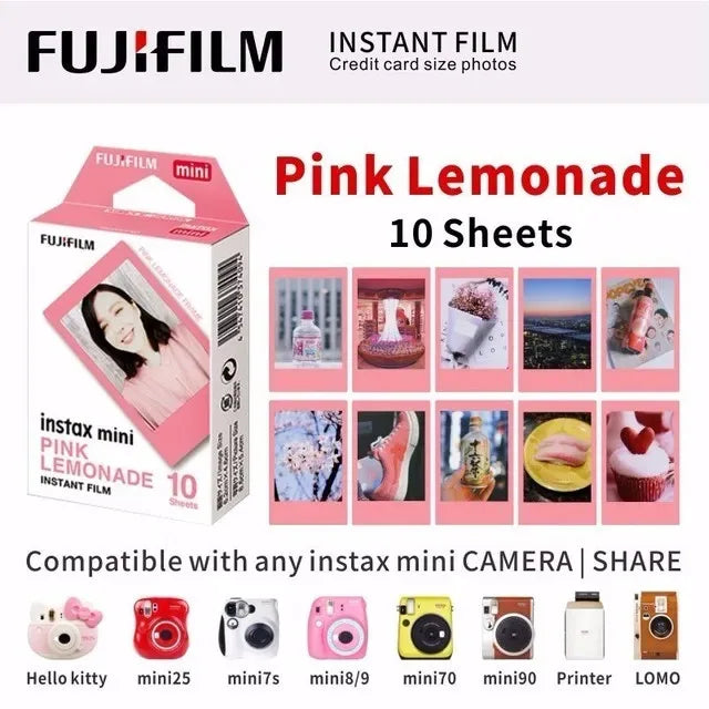 Fujifilm Instax Mini – Films Photo Instantanés (10 à 100 Feuilles + Éditions Spéciales)