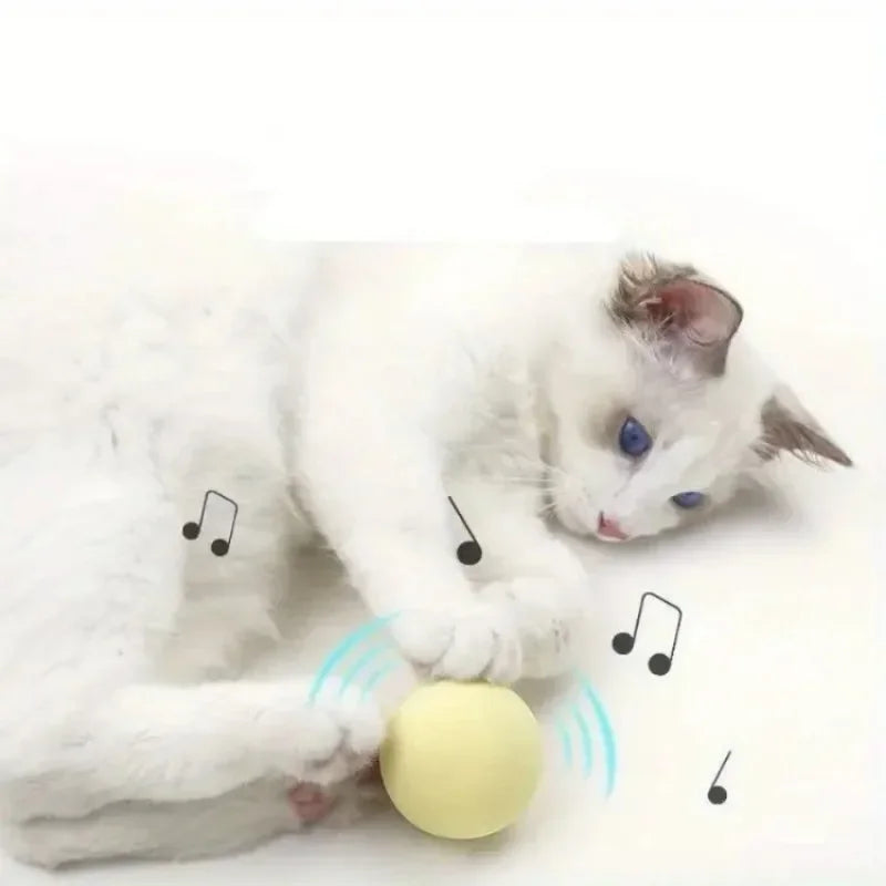 Lot de 3 balles sonores à la cataire pour chat — chant d'oiseau