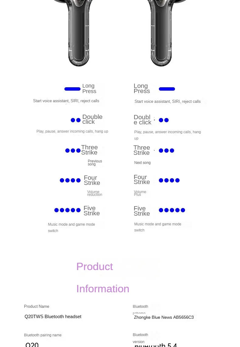 Écouteurs Sans Fil Bluetooth Air31 Max – TWS Sport Stéréo Basses Puissantes