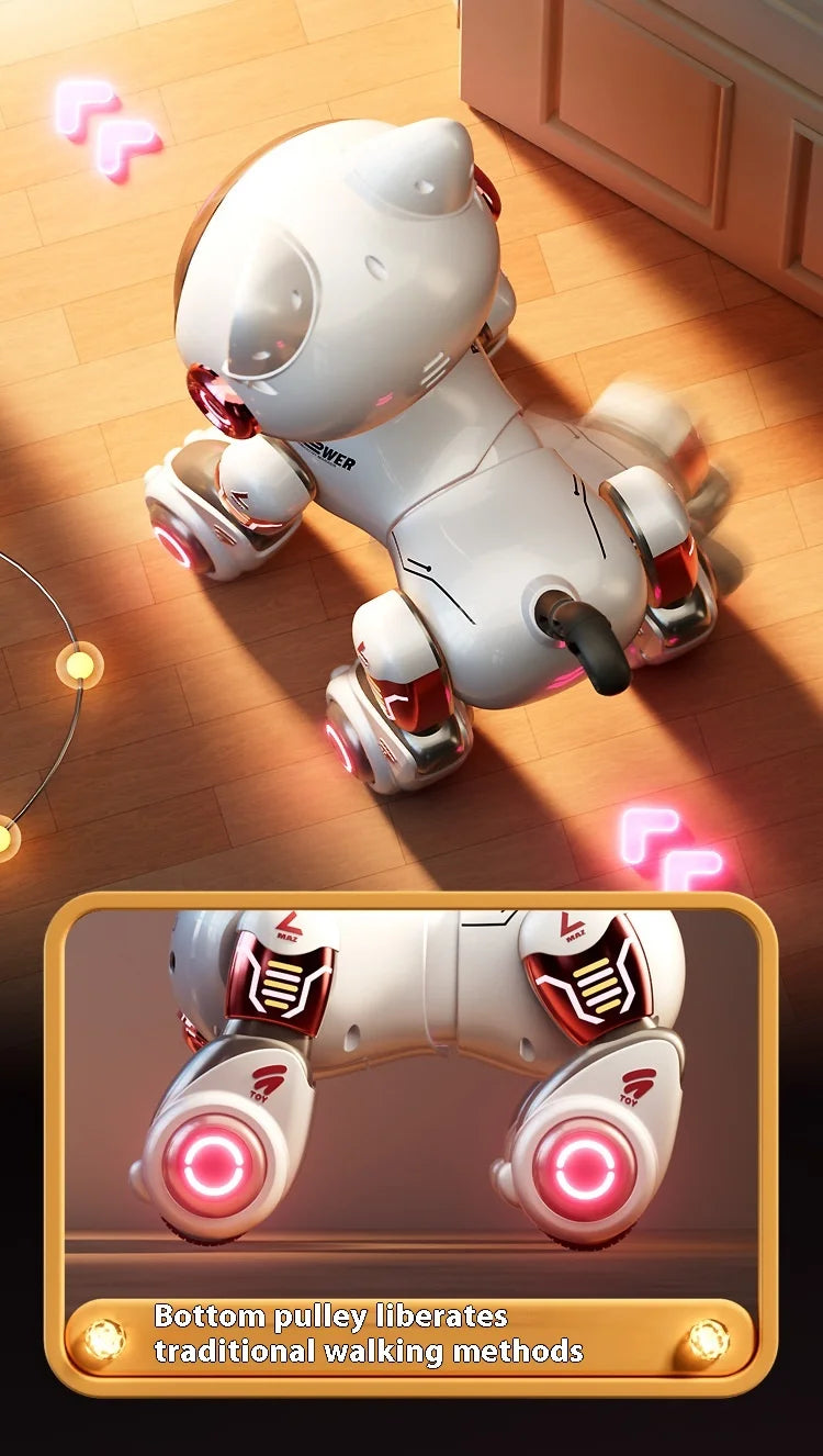 Jouet Robot Chat Télécommandé – Marche, Lumières & Actions – Cadeau Enfant