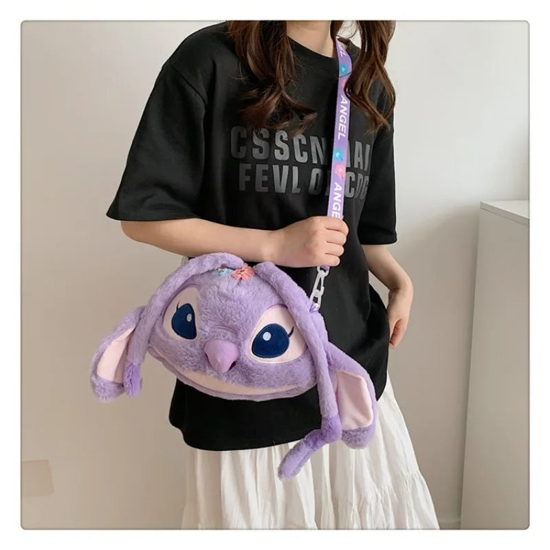 Sac à Dos en Peluche Stitch – Ultra Mignon (26 × 19 × 5 cm)