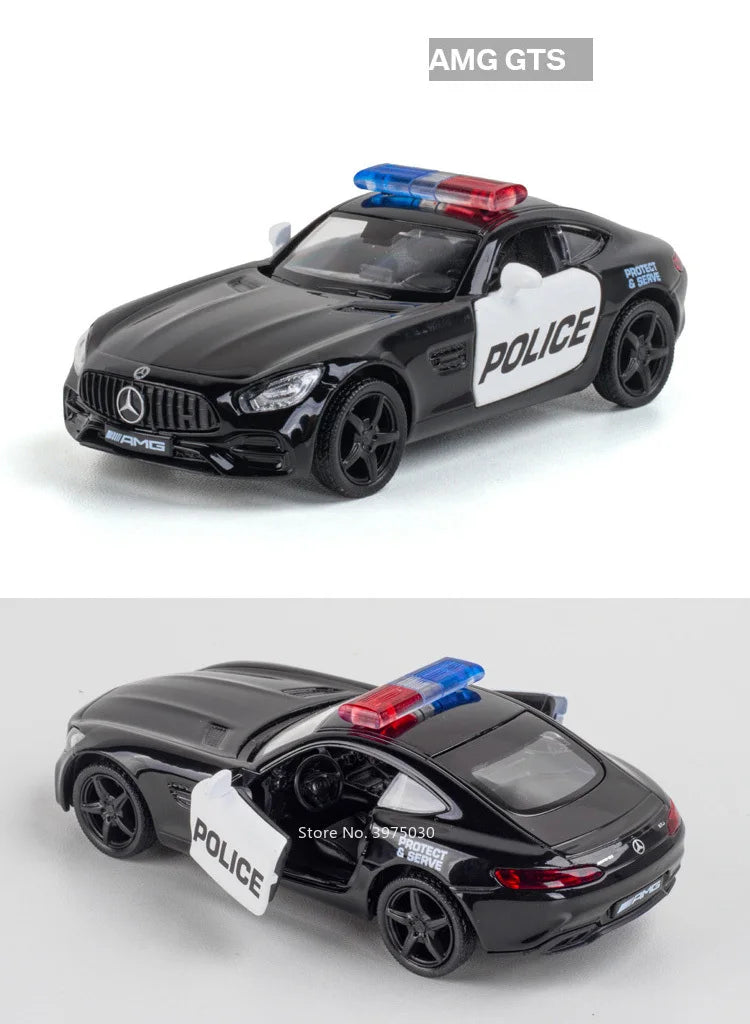 Modèle de Voiture 1:36 en Alliage – Portes Ouvrantes & Fonction Traction