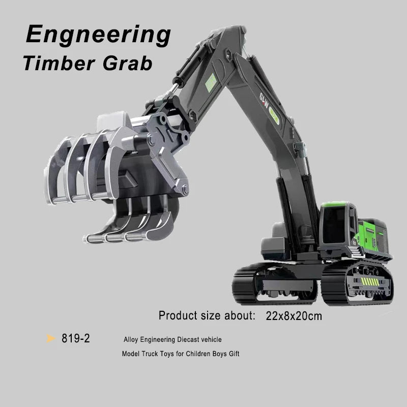 Véhicules de Chantier Moulés Sous Pression – 1:55 (10 Styles)