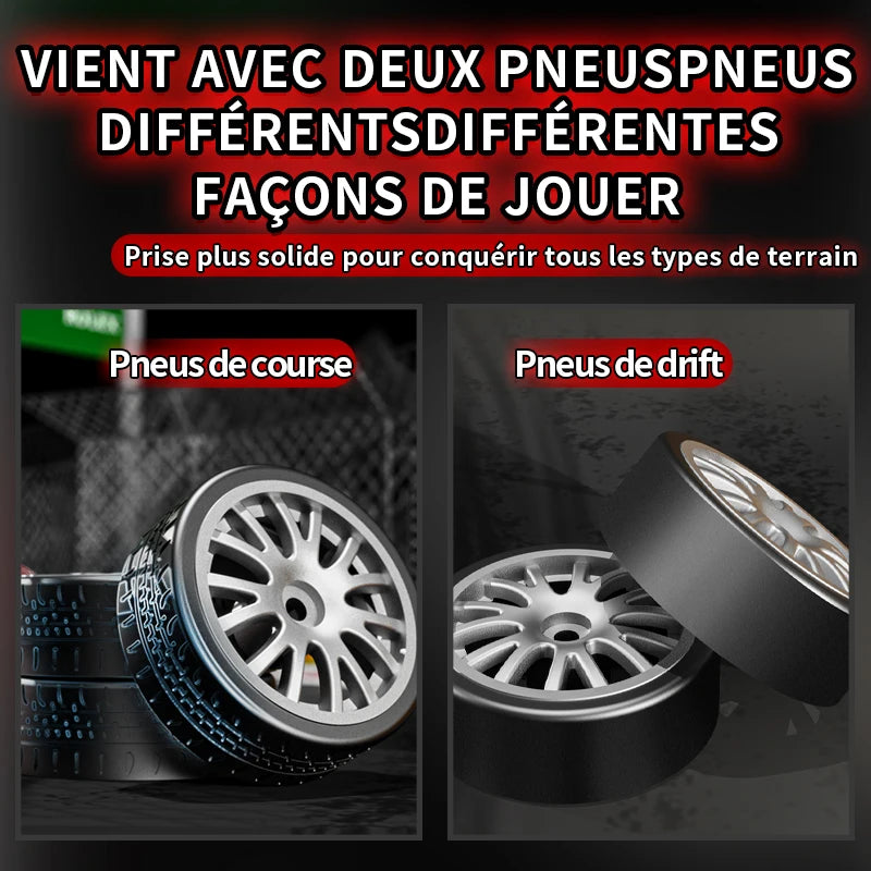 KF27 – Voiture RC Drift 4x4 1:20 avec LED Haute Vitesse