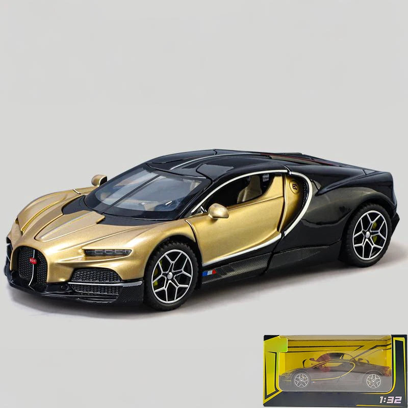 Bugatti Tourbillon V16 – Modèle 1:32 en Alliage | Son & Lumière | Mini GT Collection