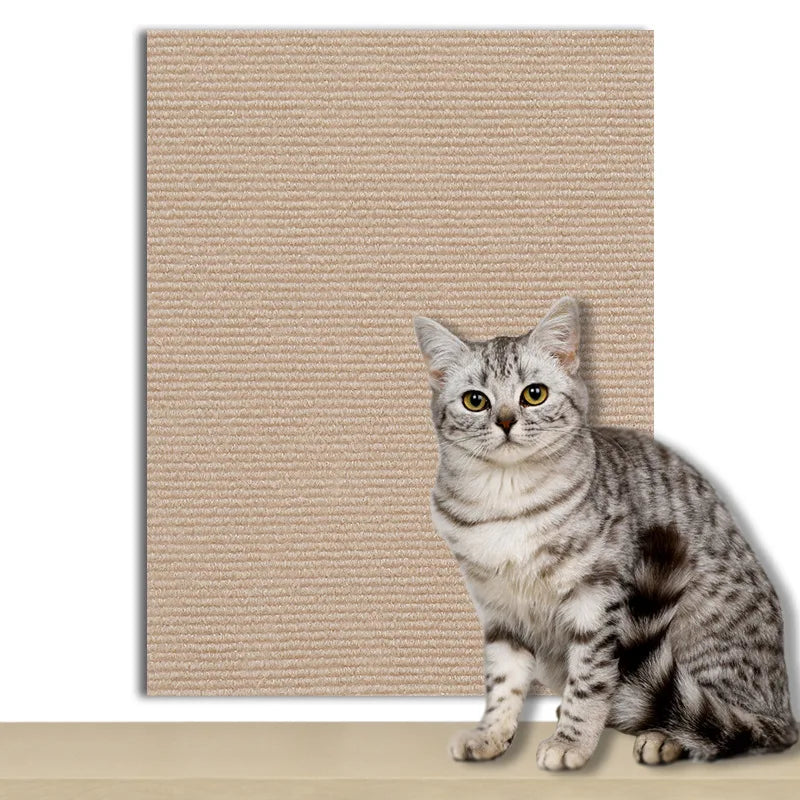 Bande griffoir murale autocollante pour chat — découpable
