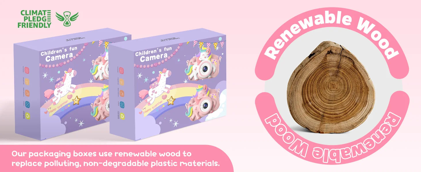 Caméra Enfant 20MP HD – Écran 2.0" + Vidéo 1080P + Selfie – Coque Silicone & Carte 32 Go