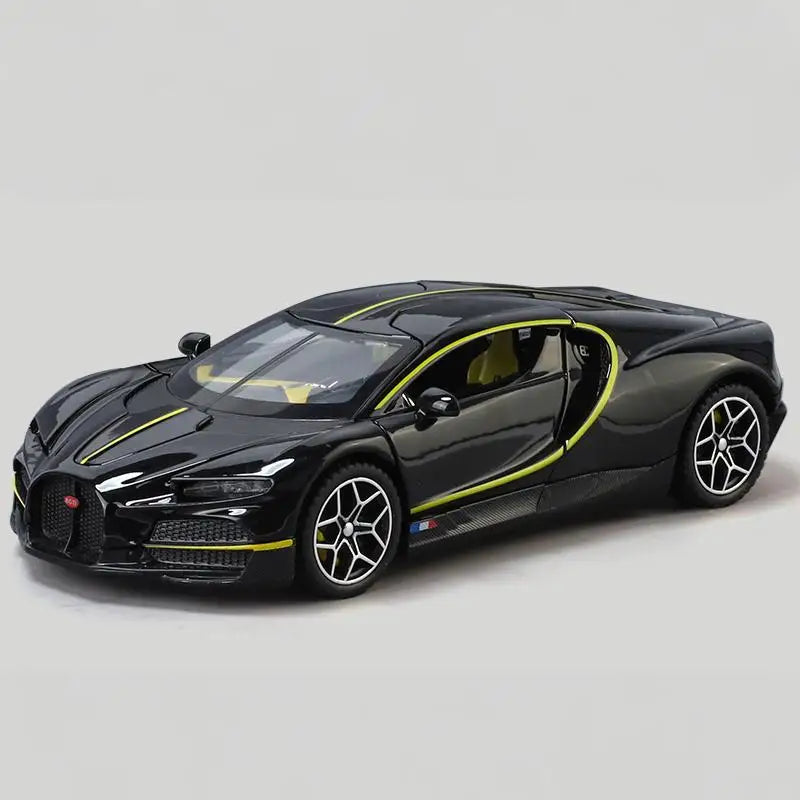 Bugatti Tourbillon V16 – Modèle 1:32 en Alliage | Son & Lumière | Mini GT Collection