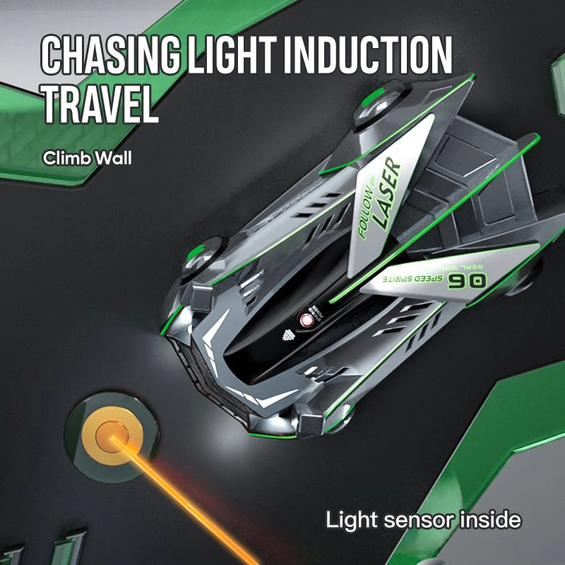 Voiture d’Escalade Murale 4WD – Capteur Infrarouge & Télécommande – Race Car Anti-Gravité