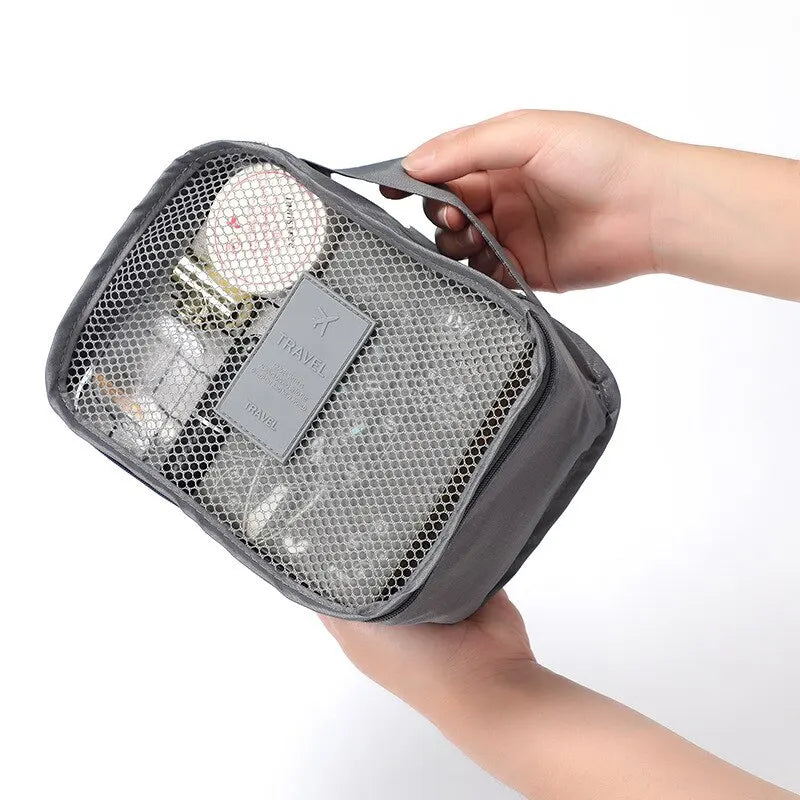 Ensemble de 6 Sacs de Rangement pour Voyage – Organisateurs de Bagages Imperméables & Pliables