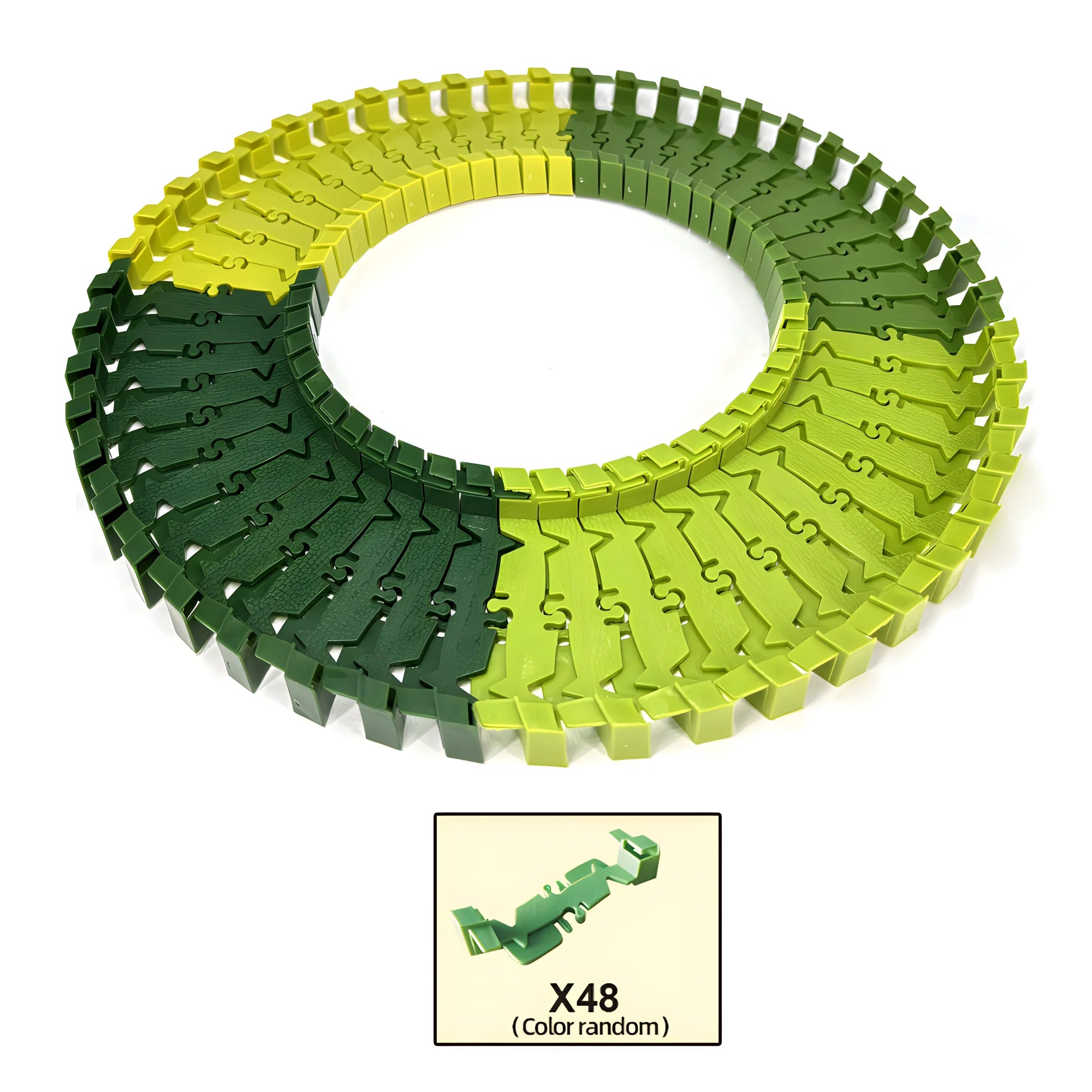 Piste de Course Dinosaure Flexible – Voiture Flash / Sans Lumière – Jouet Éducatif Enfants