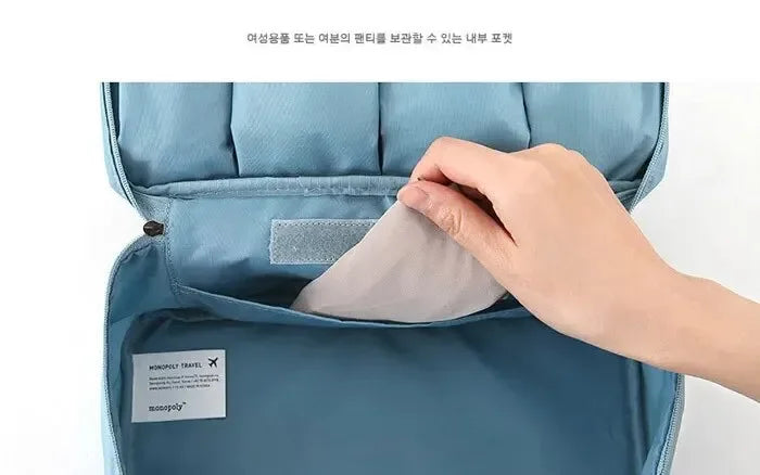 Sac de Rangement de Voyage Multifonction – Sous-vêtements, Cosmétiques & Accessoires