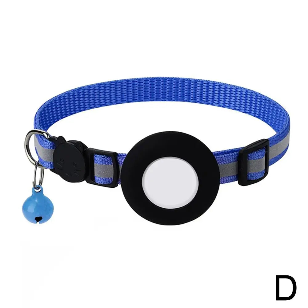 Collier chat pour AirTag avec grelot — réfléchissant et sécurisé