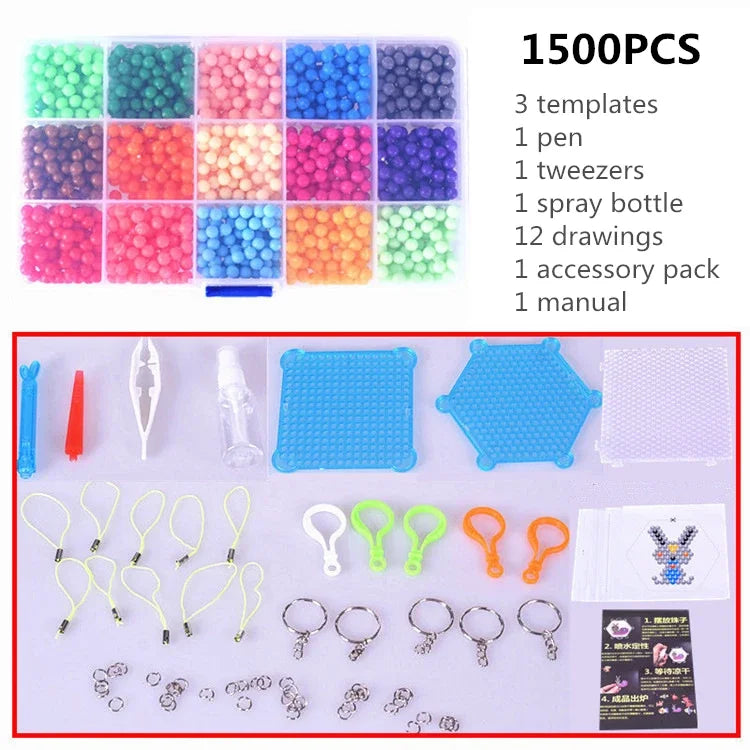 Kit Perles Magiques – Bricolage à l’Eau (1000 / 1500 / 2400 pcs)