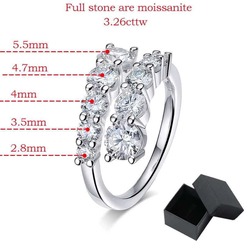 Bague Moissanite Éclatante S925 – Élégance et Pureté ÉternellesBague Moissanite Éclatante S925 – Élégance et Pureté Éternelles