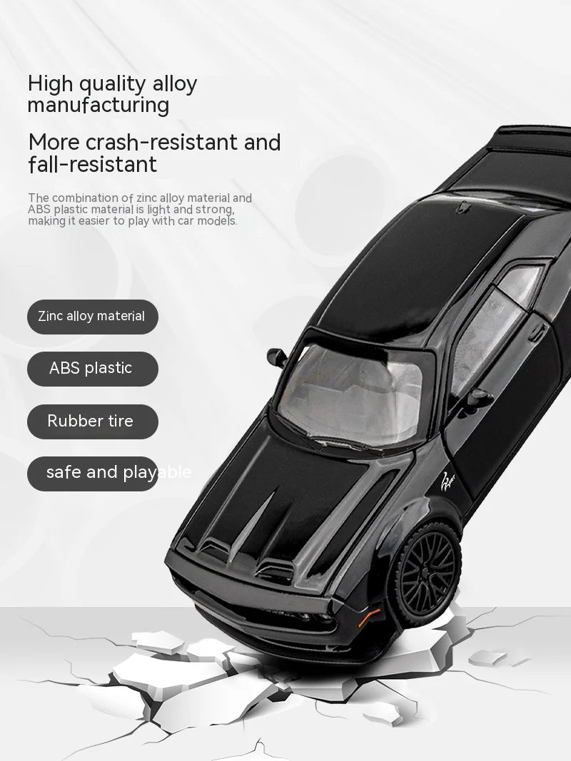 Dodge Challenger Hellcat – Modèle 1:32 en Alliage | Son & Lumière | Pull-Back