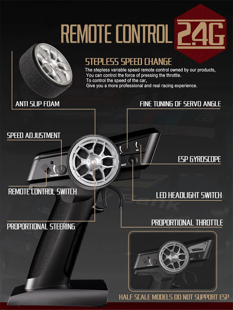 Voiture Télécommandée RC Pro 4x4 – GTR Haute Vitesse