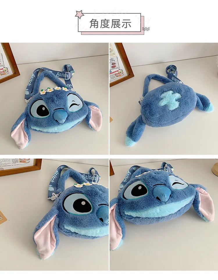 Sac à Dos en Peluche Stitch – Ultra Mignon (26 × 19 × 5 cm)