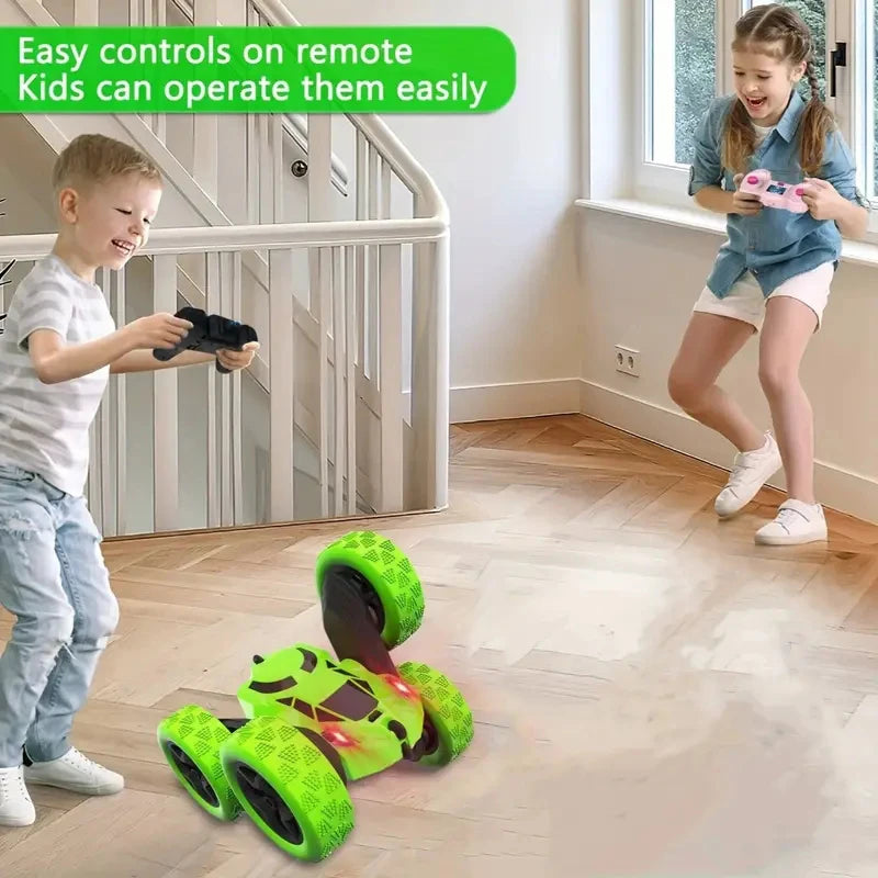 Voiture Cascade RC Double Face – 360° Rotation, 2.4GHz, Off-Road – Enfants & Adultes
